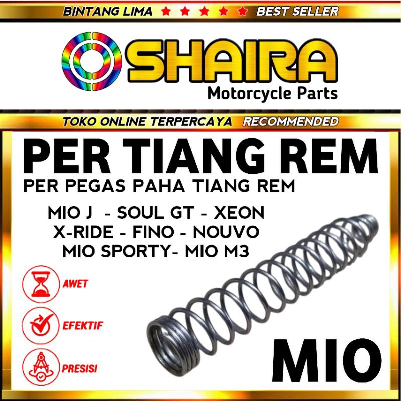 PER STIK REM MIO / PER PEGAS PAHA TIANG REM BELAKANG MIO SPORTY / MIO J / MIO M3 / FINO / NOUVO / PA