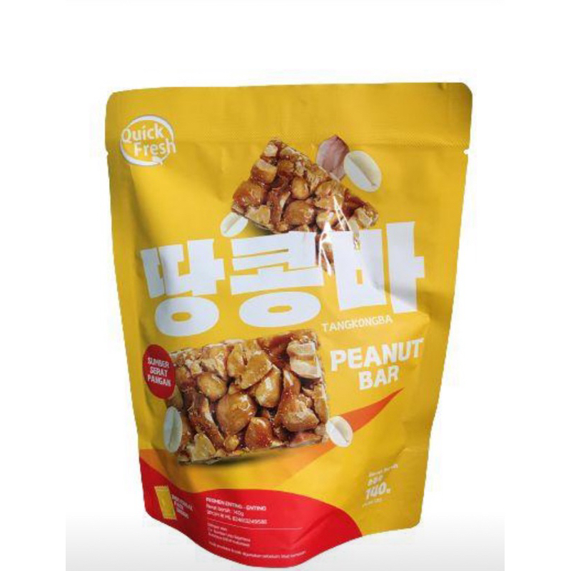 

SNACK SEHAT QUICK FRESH PEANUT BAR 140GR ORIGINAL TERMURAJ SURABAYA