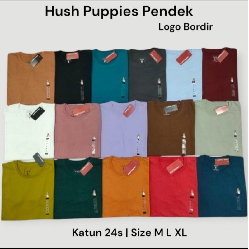 Kaos Hush Puppies Kaos Polos Pria Dan Wanita bisa pakai legend Hush Puppies