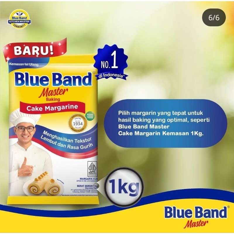 

Blue Band 1kg Cake Margarine Refill 1kg Pack Pabrik MURAH