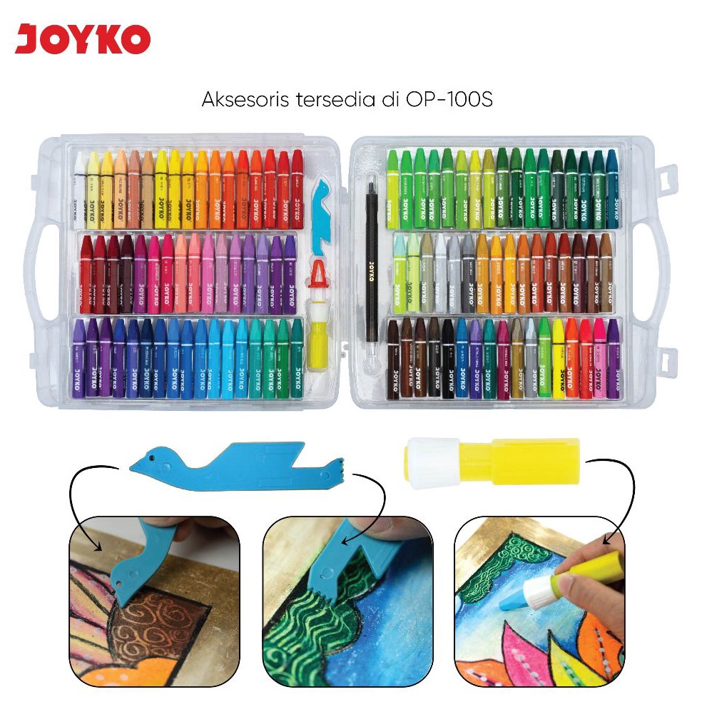 

KODE C98L Joyko Crayon Oil Pastel 1 Colours Krayon Minyak Joyko 1 Warna OP1S