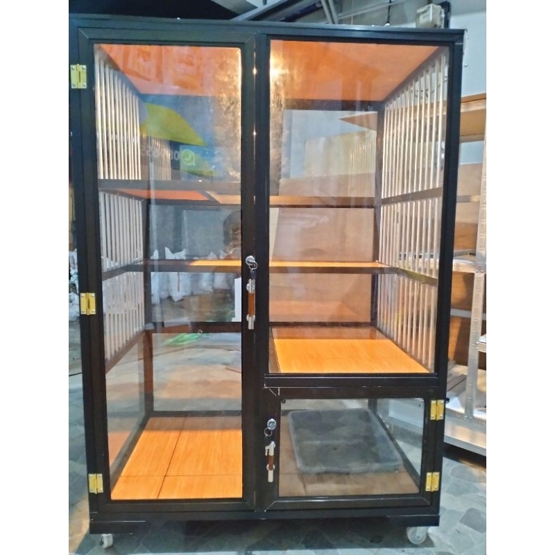 kandang kucing aluminium/catroom