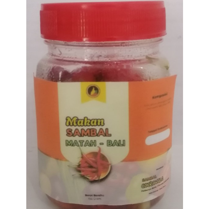Makan Sambal Matah Cakrawala Kemasan Botol 100 gram
