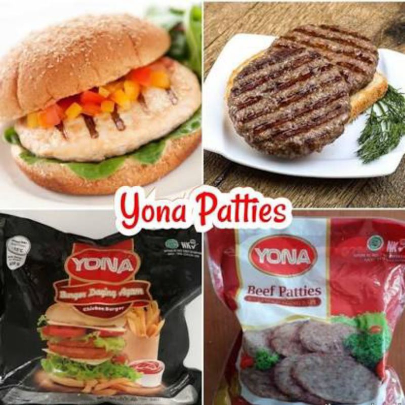 

YONA BEEF PATTIES 500gr ISI 10