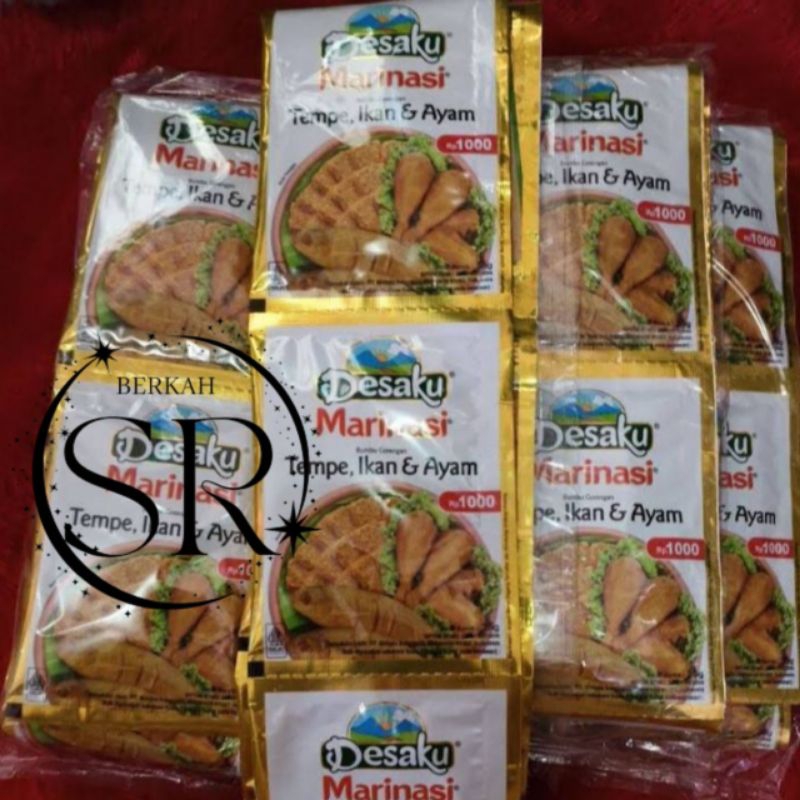 

DESAKU MARINASI Tempe goreng , ikan dan ayam ( 1 RENCENG )