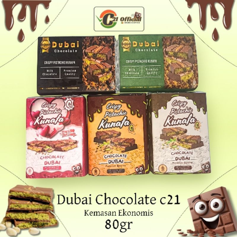 

Coklat Dubai C21 | Chocolate Dubai | Crispy Kunafa
