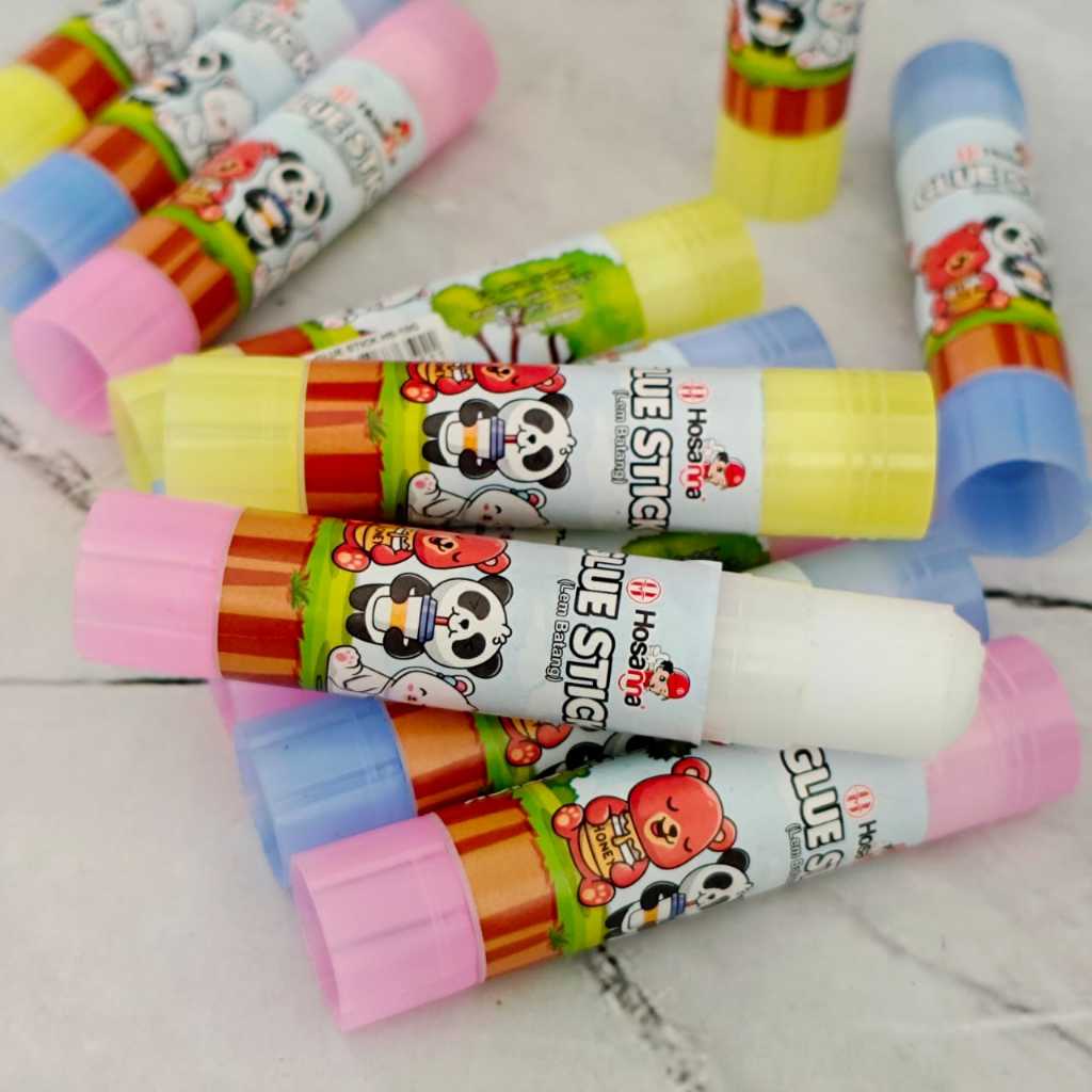 

Azka_Niam SATUAN ( 1 PCS x 10 Gram ) Glue Stick Lem Stik Animasi Fancy Kecil 10Gram