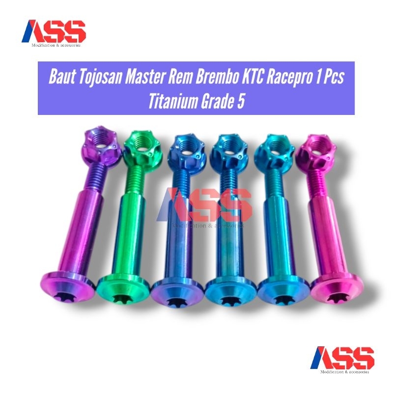 Baut tojosan master rem KTC 1 pcs titanium grade 5