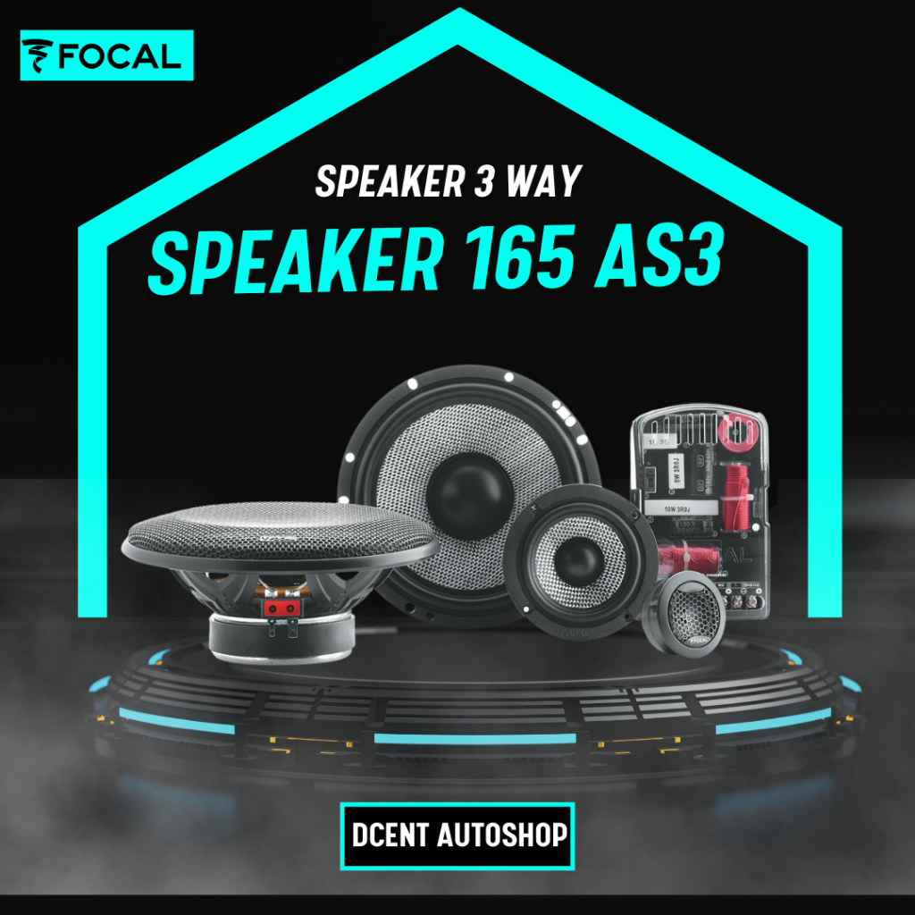 Speaker Split 3 Way - Speaker Focal Acces 165 AS3 - Speaker 3 Way Kit Audio - Premium Quality