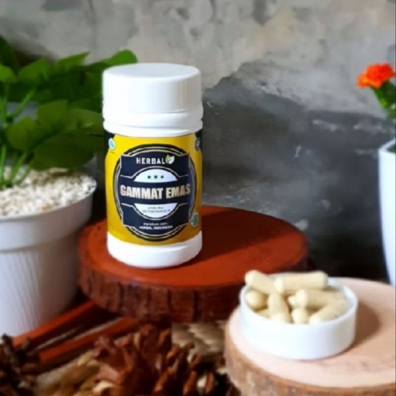 Gammat Emas 60 kapsul | Teripang Gold | Stamina, Kesehatan