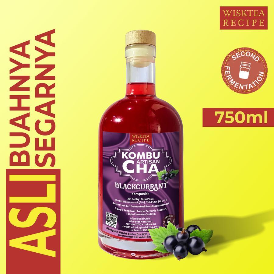 

WiskTea Artisan KOMBUCHA Cranberry | Strawberry | Blackcurrant | Mixberry | Elderberry | Passion Fruit | 750ml