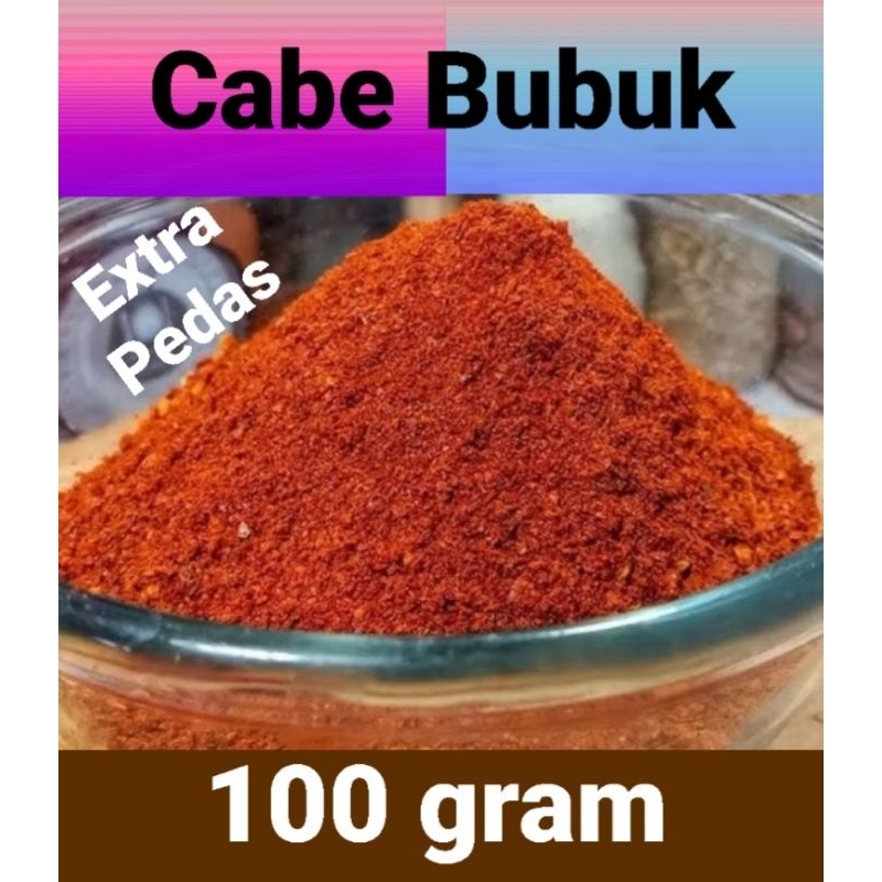 

Cabe Bubuk Extra Pedas 100 gram