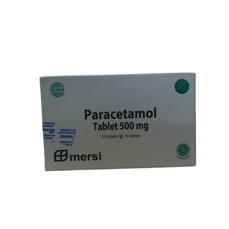paracetamol tablet 500mg mersi