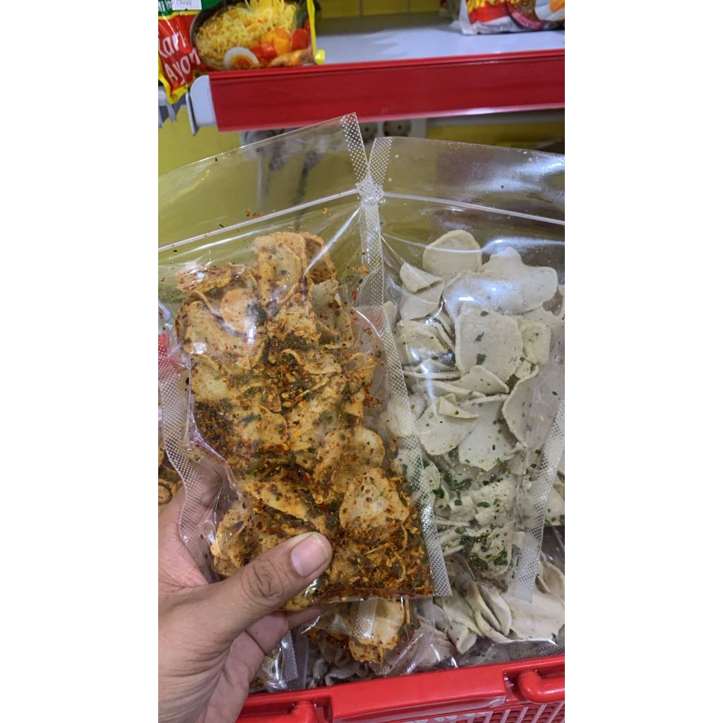 

Basreng Pouch Pedas 100gram