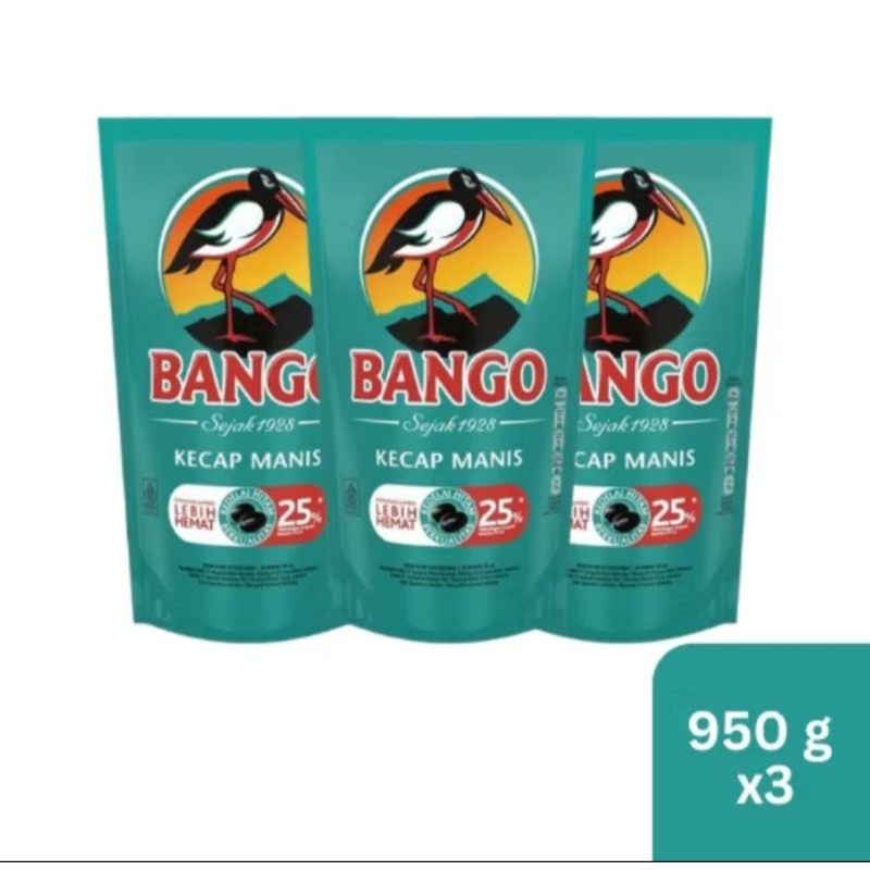

BANGO KECAP MANIS REFFIL 950GR X 3POUCH