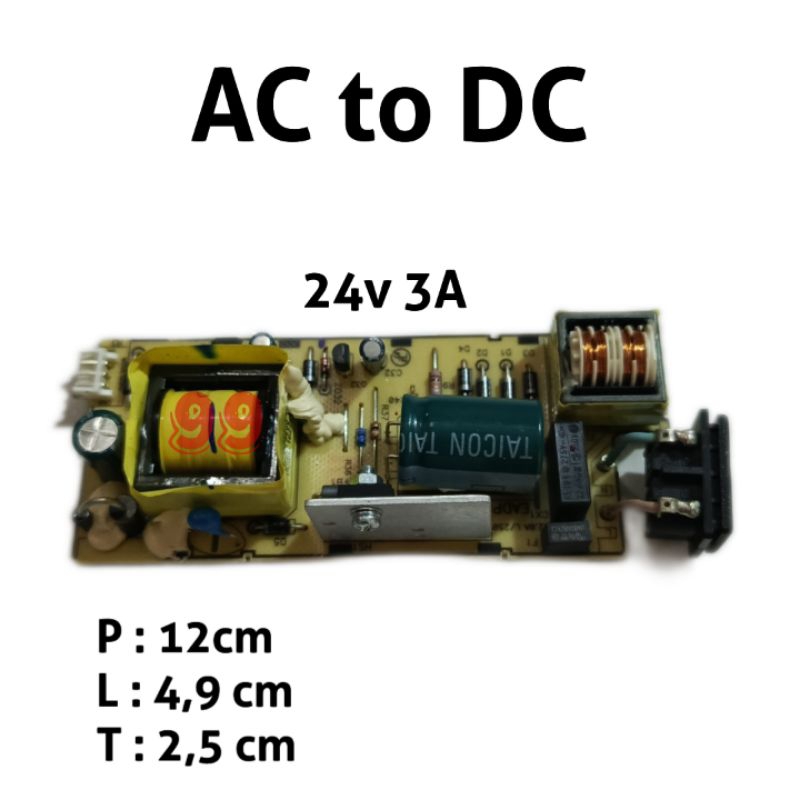 adaptor 24v 3A smps 24v 3A power supply 24v 3A