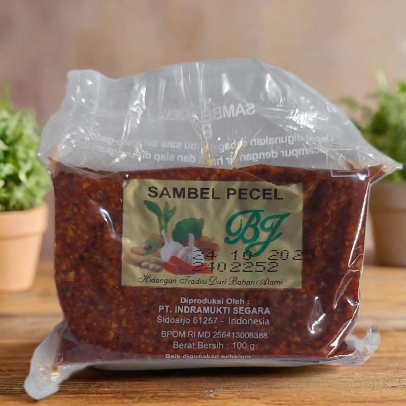 

BUMBU PECEL BJ SINTI 1Pcs [SATUAN] / Sambal Pecel 100 gram