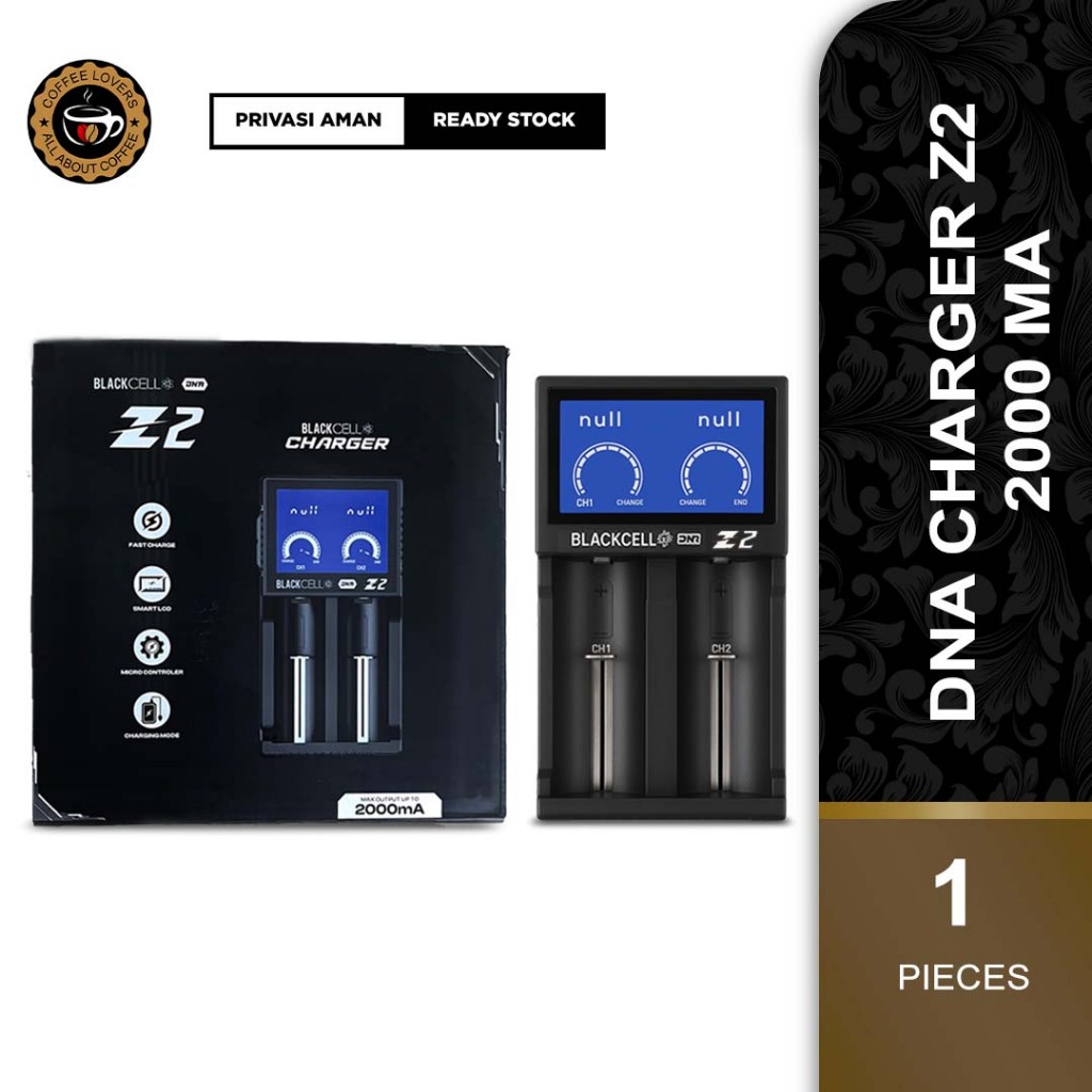 Charger Baterai 18650 Blackcell Z2 2 Slot Authentic 100% - Battery Charger Blackcell