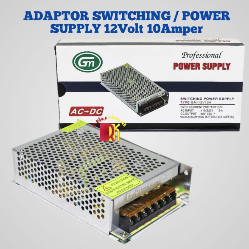 Adaptor / Power Supply Swithcing 12volt 10amper