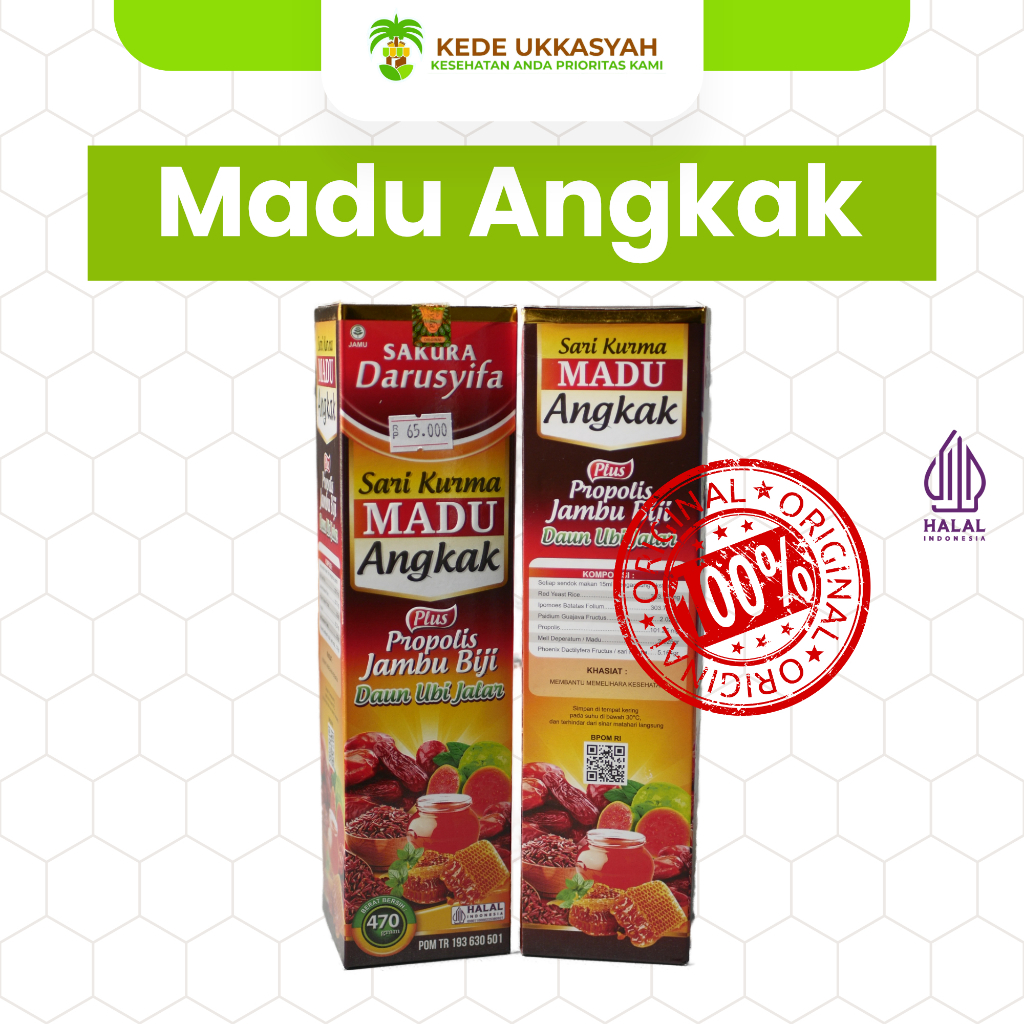 

Sari Kurma Madu Angkak Darusyifa – Herbal Trombosit & Daya Tahan Tubuh