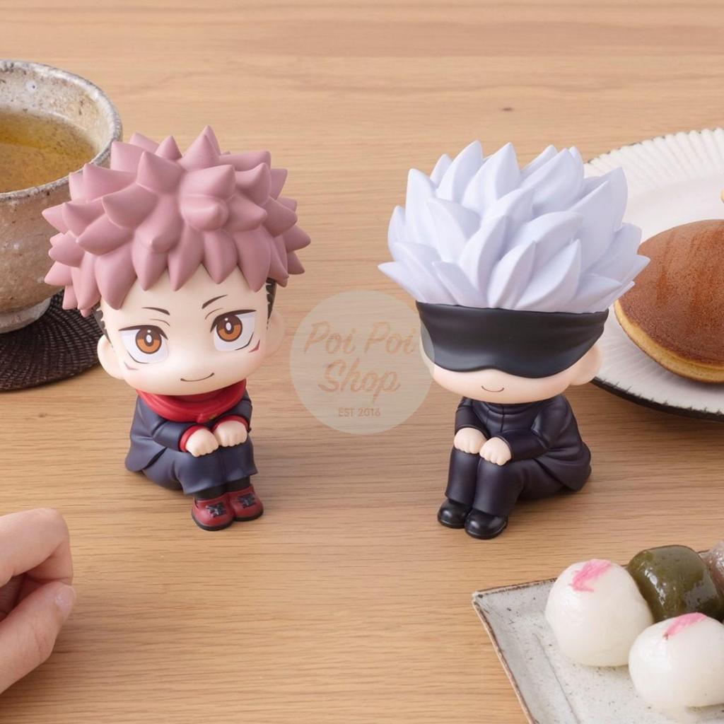 Sale Figure Jujutsu Kaisen LookUp Gojo Megumi Geto Yuta Rukkapu Chibi Action Figure Duduk Cute Toji