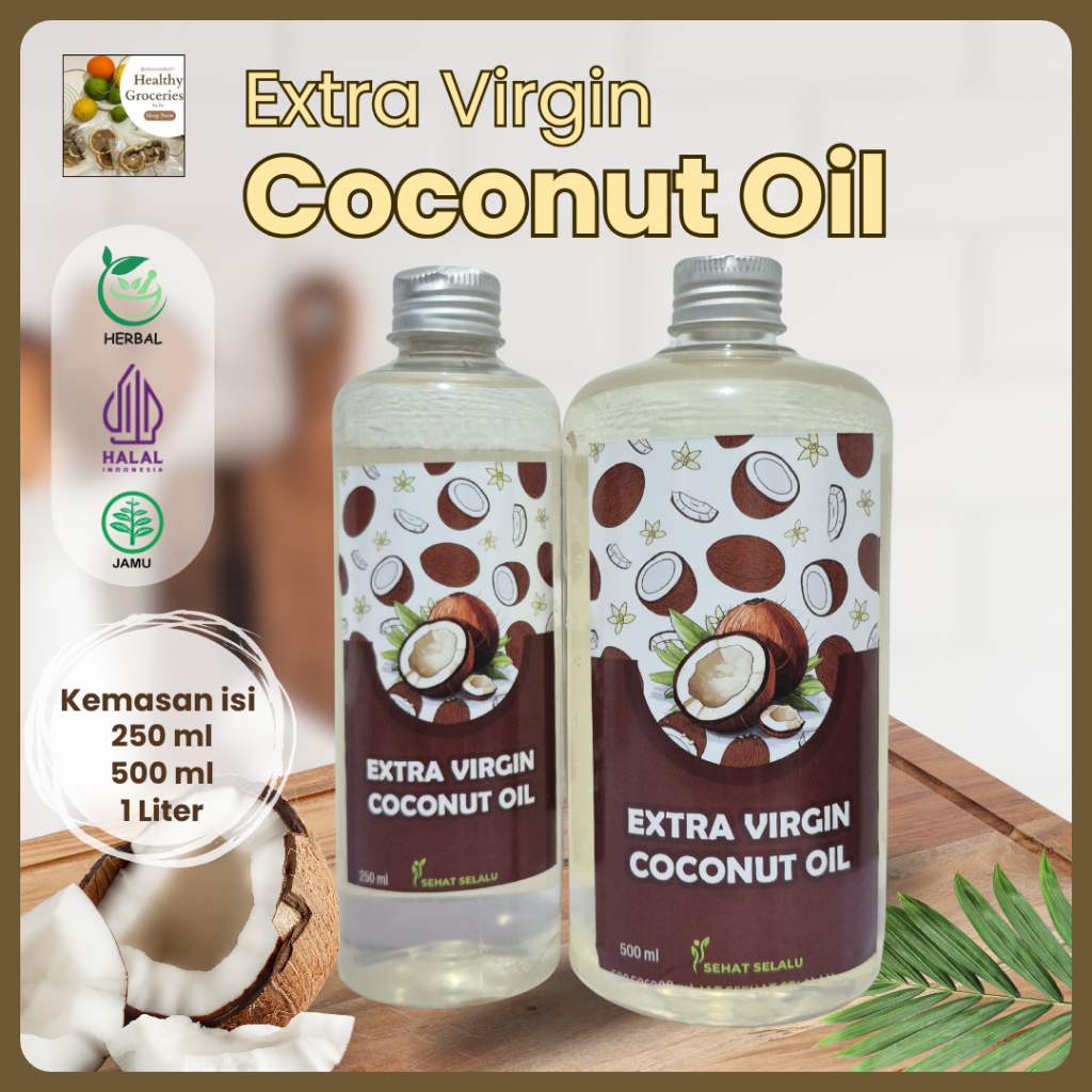 

Extra Virgin Coconut Oil VCO Asli Premium / Minyak Kelapa Murni Original / Minyak Kelapa Serbaguna