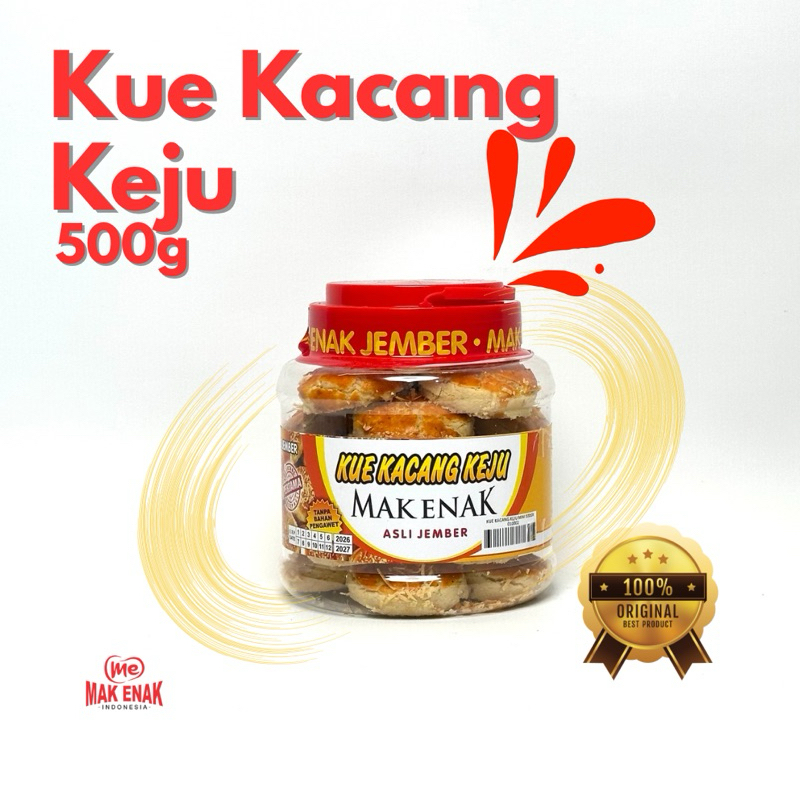 

KUE KACANG KEJU 500 GRAM - MAK ENAK ASLI JEMBER OFFICIAL STORE
