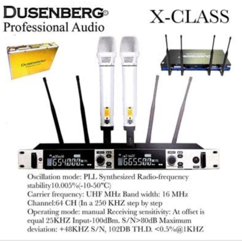 mic wereles dusenberg x class mic pangung artis karaoke