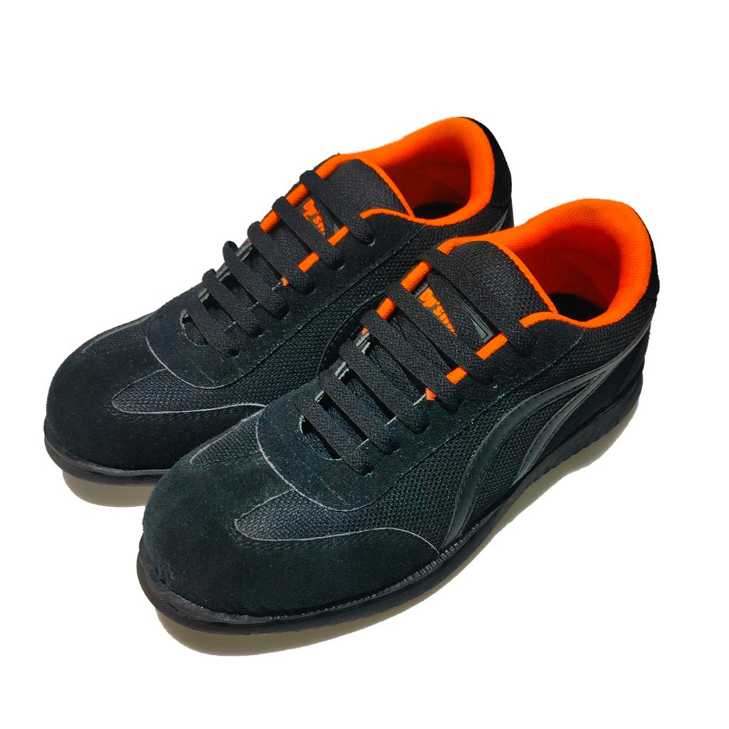 Sepatu Sneakers Pria Casual Sporty Safety Hitam – Nyaman & Stylish