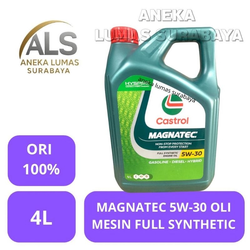 Castrol Magnatec 5w-30 4Liter / Oli mesin mobil bensin Original Castrol 4L