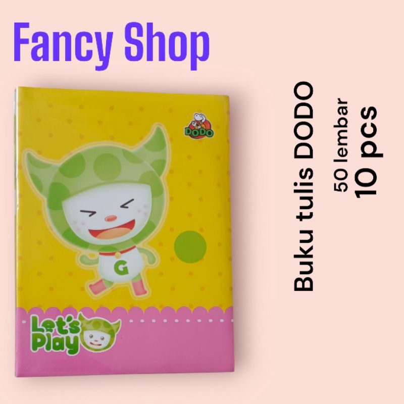 

Buku tulis dodo isi 50 lembar | 1pack | buku tulis sekolah