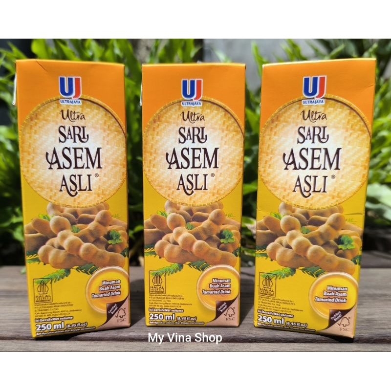 

Sari Asem Asli Ultrajaya 250ml