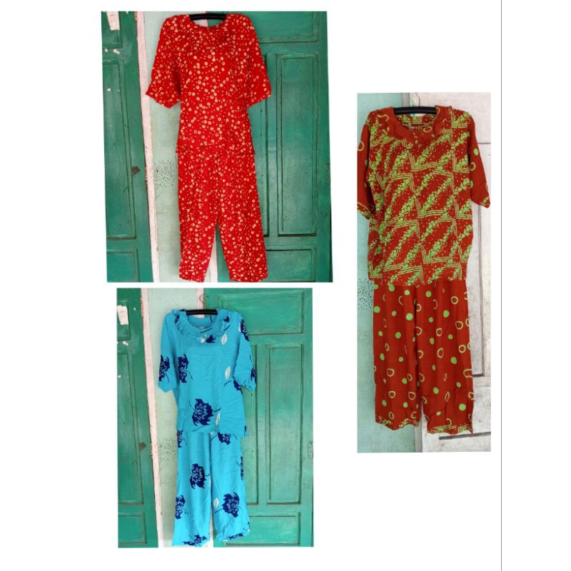 Setelan batik Alvin Jumbo