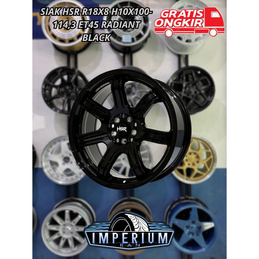 Velg Mobil Hsr Siak Ring 18 Double Pcd Sienta AllNew Veloz Xenia Rush Juke Xpander Dll