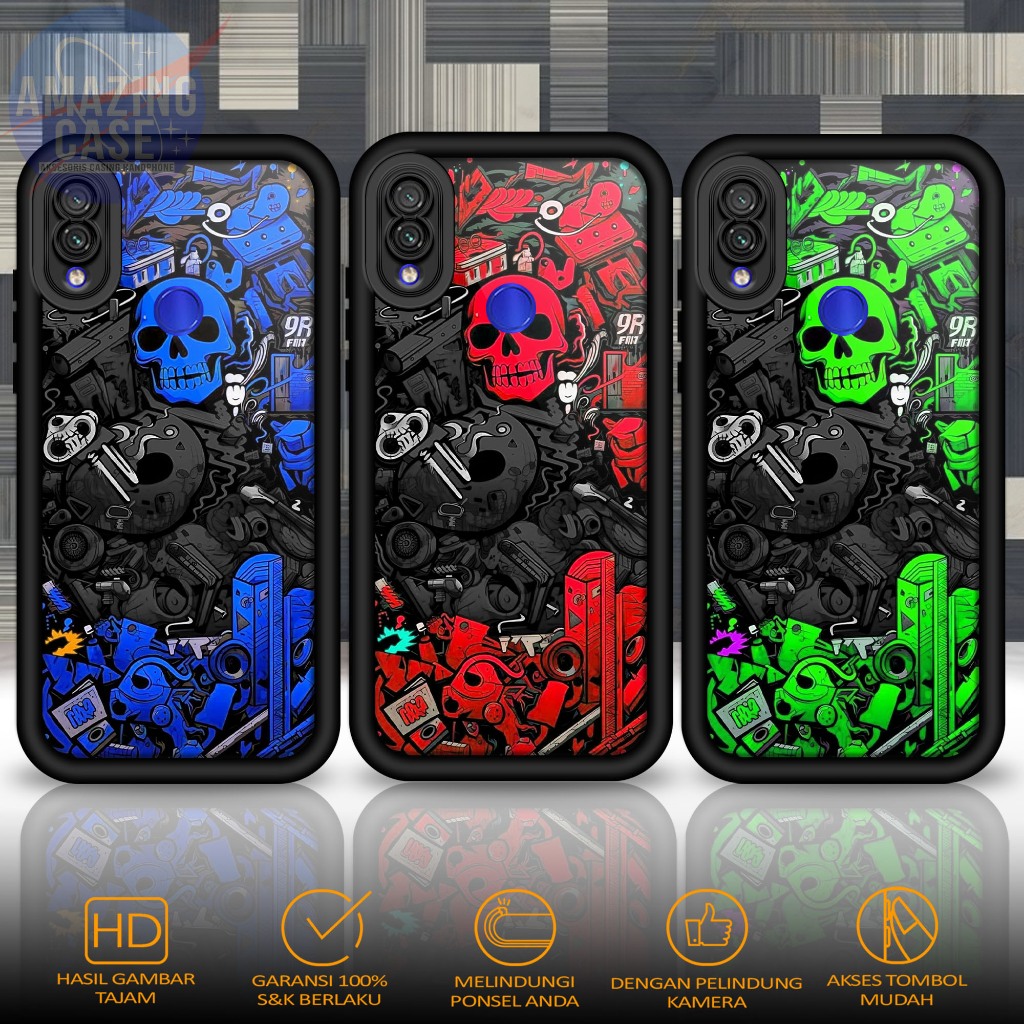 Softcase Glass kaca For REDMI NOTE 7 NOTE 7 PRO ABST Casing Handphone Case Hp Procamera