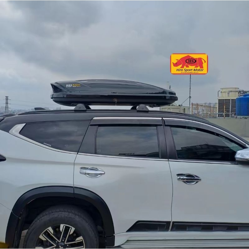 

roof box panjang dan slim 175cm kapasitas 600liter. Hiro Motor Sport