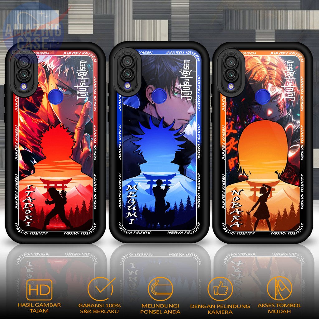 Softcase Glass kaca For REDMI NOTE 7 NOTE 7 PRO JTSK Casing Handphone Case Hp Procamera