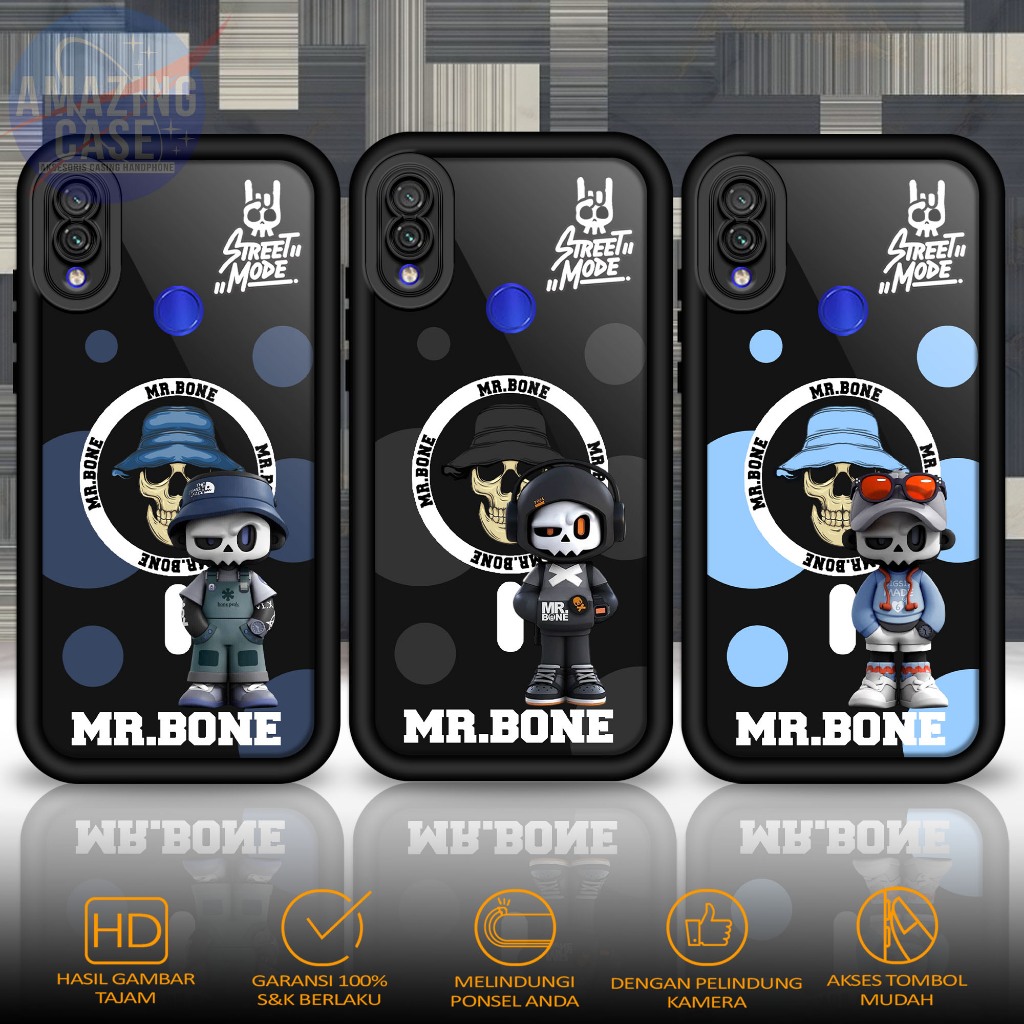 Softcase Glass kaca For REDMI NOTE 7 NOTE 7 PRO MRBNE Casing Handphone Case Hp Procamera