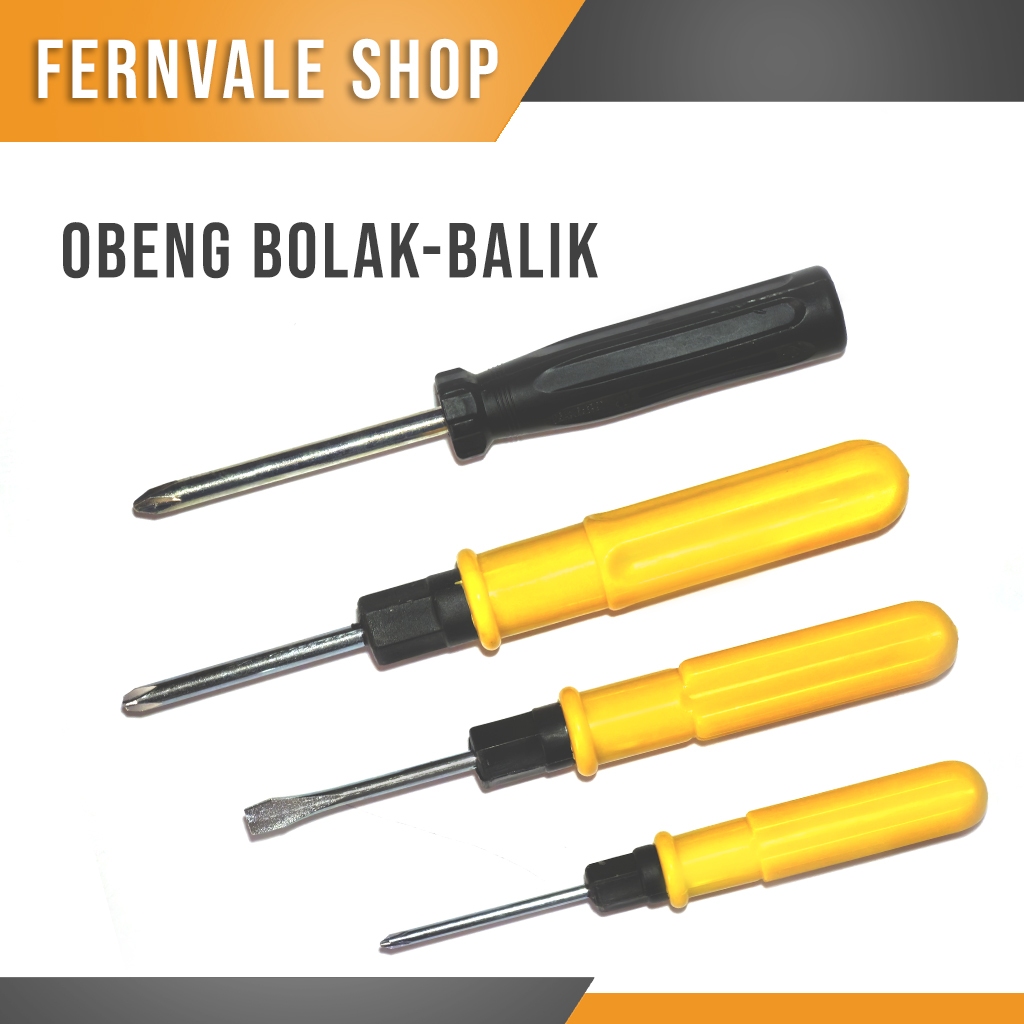 Obeng Bolak Balik Plus Minus Motor