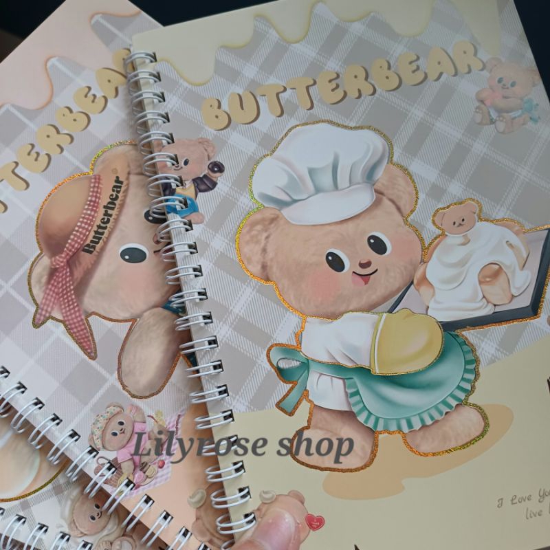 

Buku tulis ring A5 8302 BUTTER BEAR