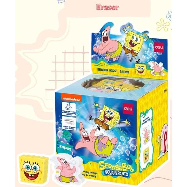 

Penghapus Pensil Karakter Motif Kartun Eraser Pencil Warna Warni Lucu - Spongebob Patrick