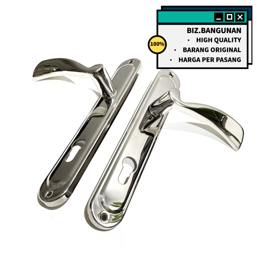 KUNCI PINTU SES 999 KUNINGAN - HANDLE RUMAH TARIKAN PEGANGAN BESAR