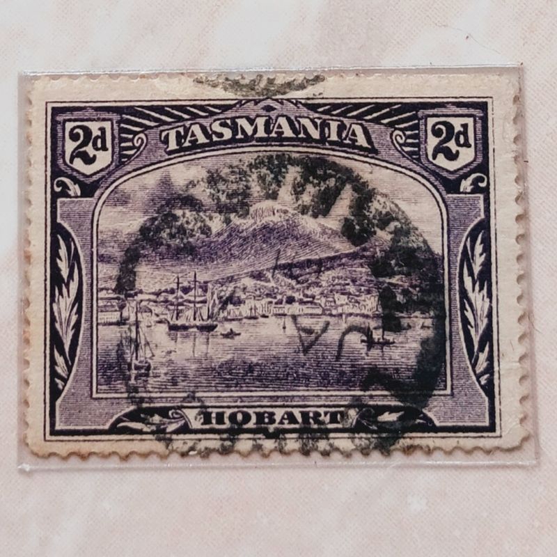 

(AD) Perangko Tasmania 1899 Pictorial Definitives - View of Hobart 2 penny Used