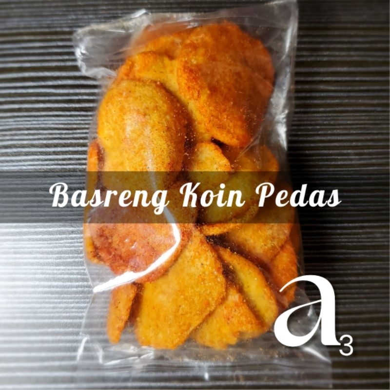 

[WA3] Basreng Koin Pedas, Cemilan Snack Serba 3000 Waroenk A3