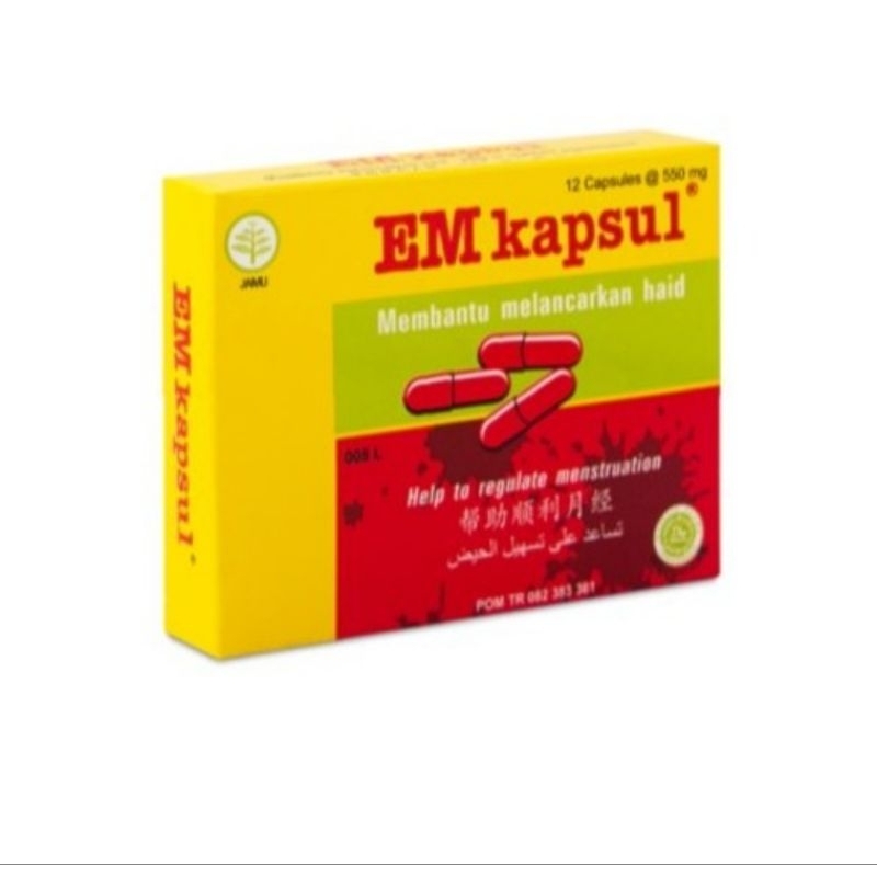 EM Kapsul Membantu MeIancarkan Haid