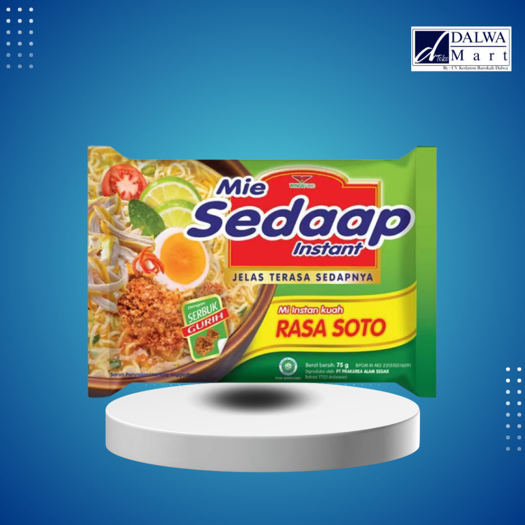 

Sedaap Mie Soto 75gr – Mie Instan Kuah Soto Enak & Murah