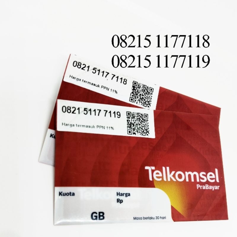 Nomor cantik Telkomsel couple aabbaa8/9