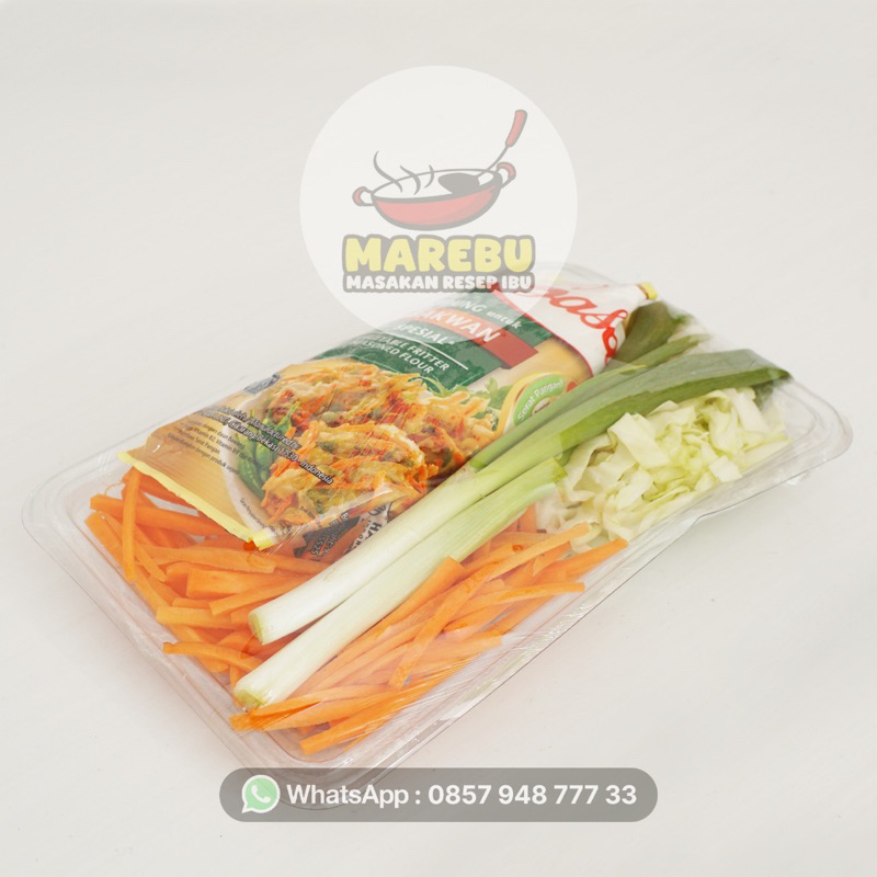 

Paket Bakwan Crispy Siap Goreng Masak Satset