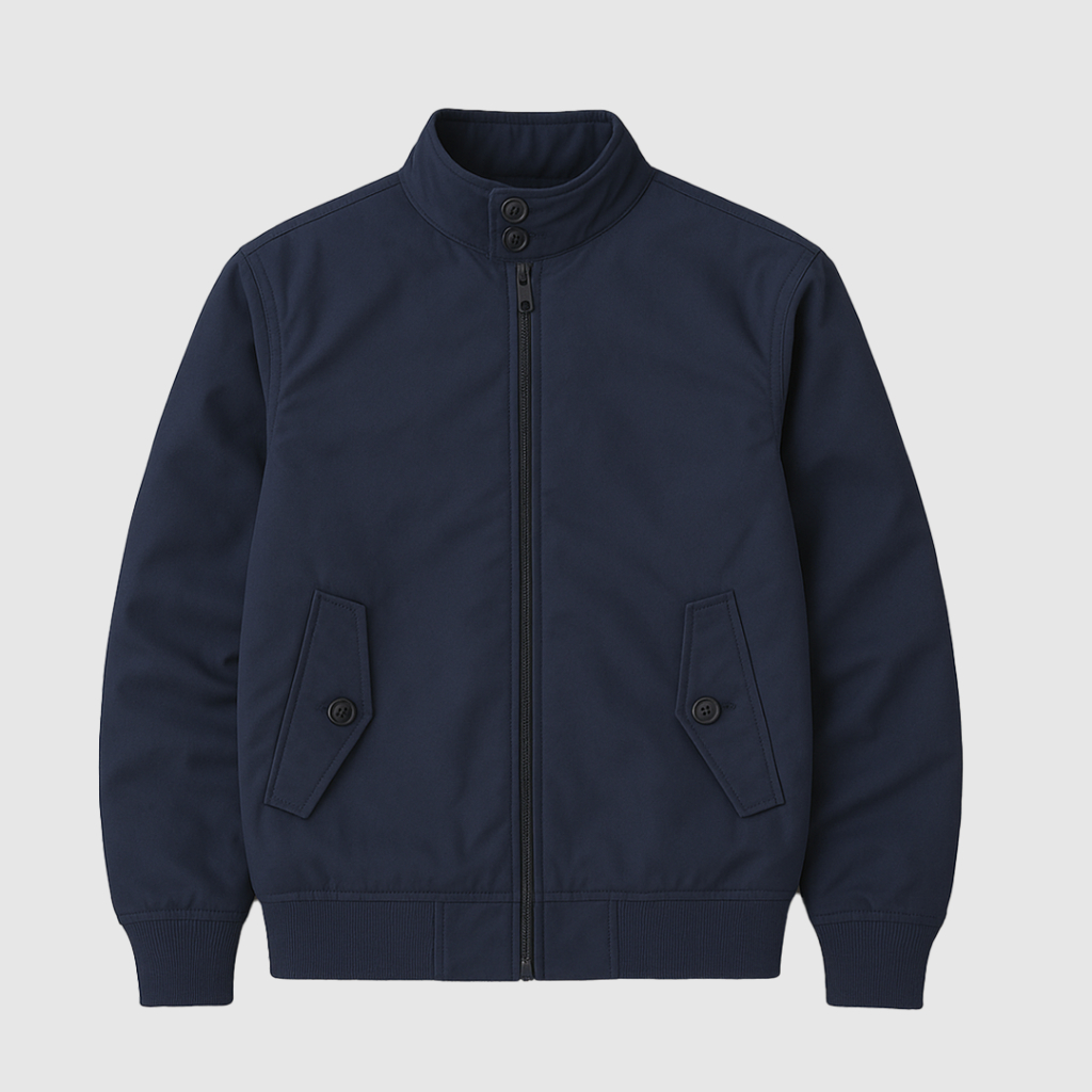 Fairgoods Jacket Harrington Pria Navy