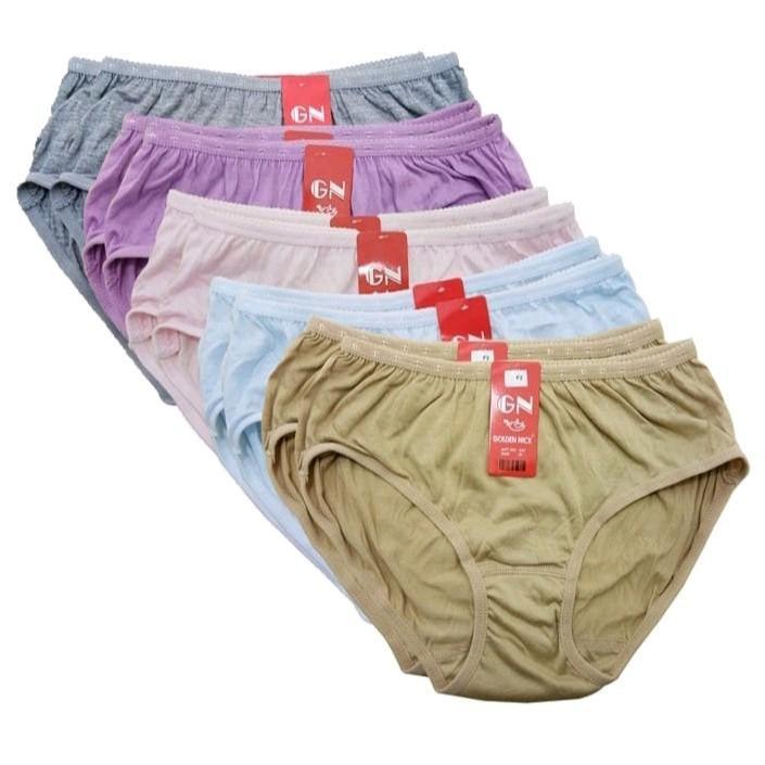 Paket 1 Lusin Cd Golden nick Bahan Katun untuk Wanita dengan Motif Cewek - Model Terbaru